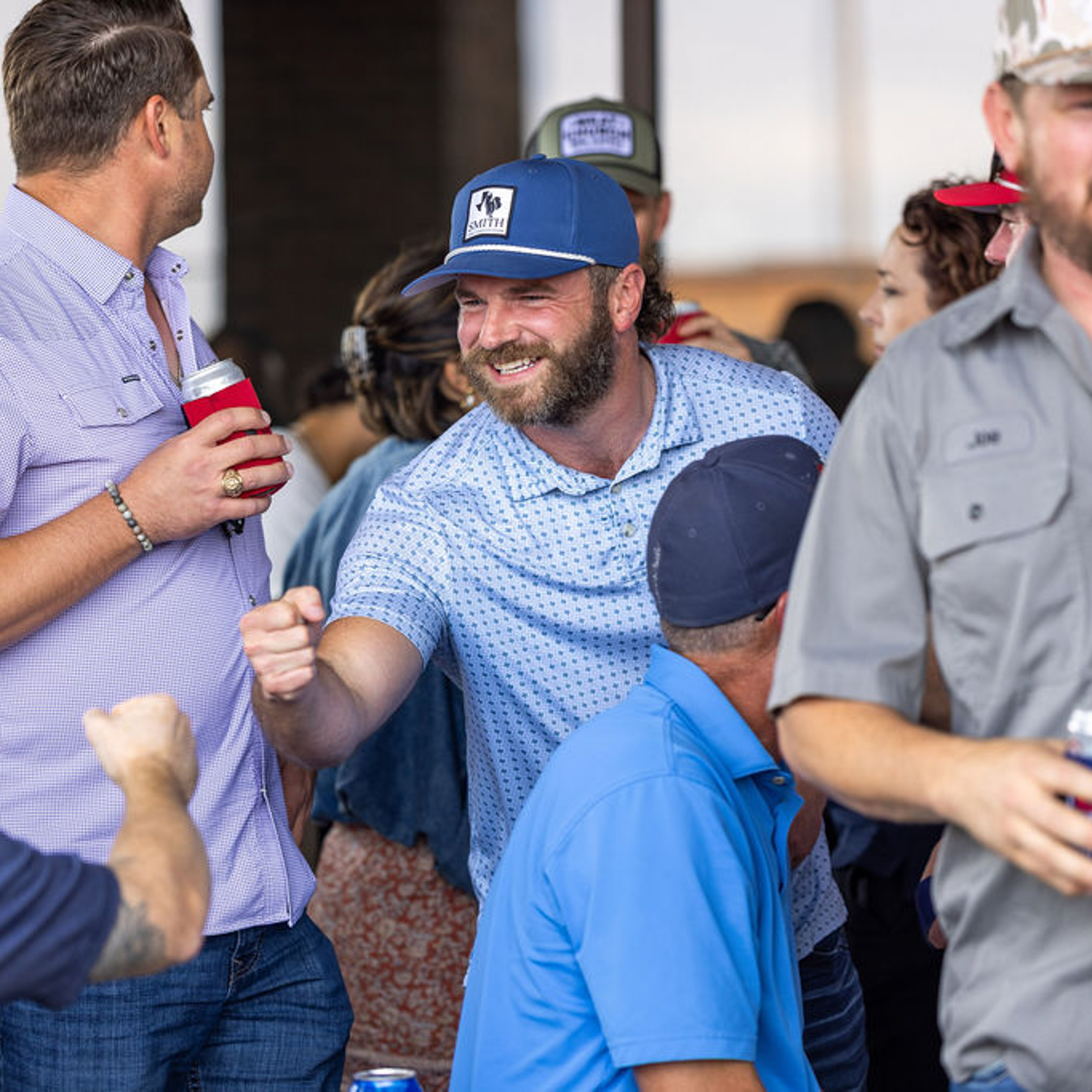 Trade partners at Abstract Construction's Crawfish Boil