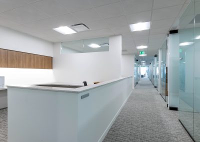 22,622 SF interior office fit-out completed for Spencer Fane at Dallas Arts Tower