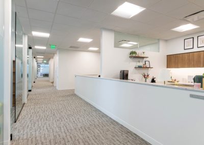 22,622 SF interior office fit-out completed for Spencer Fane at Dallas Arts Tower