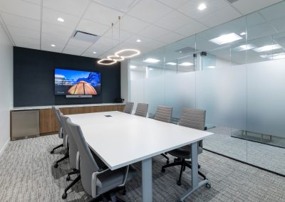 22,622 SF interior office fit-out completed for Spencer Fane at Dallas Arts Tower