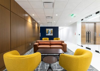 Interior of the 22,622 square foot Spencer Fane office in the Dallas Arts Tower