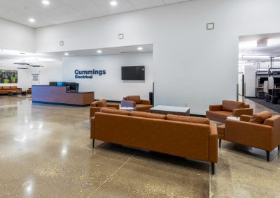 Interior of the 67,068 square foot Cummings Electrical headquarters in Fort Worth