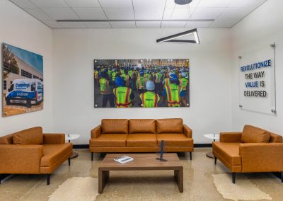 Interior of the 67,068 square foot Cummings Electrical headquarters in Fort Worth
